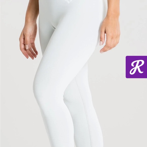 Women’s Best Power Seamless Leggings Washed Light Grey Small - Picture 4 of 5